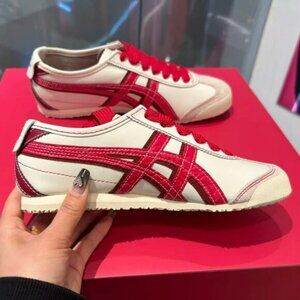 Onitsuka Tiger Men's Red and White Trainers